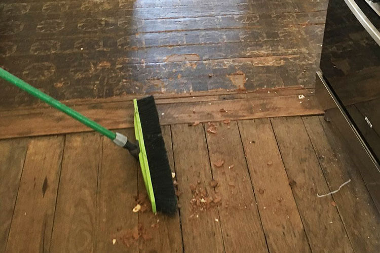 Blackbutt floor restoration