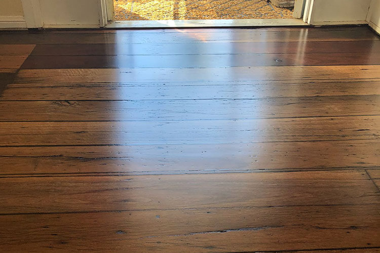 Polished Blackbutt floor Toowoomba