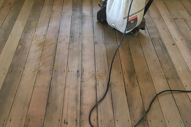 Blackbutt floor sanding