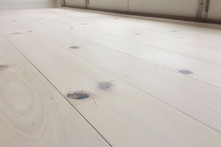 White Hoop Pine floor