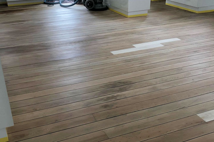 Pine floor repair