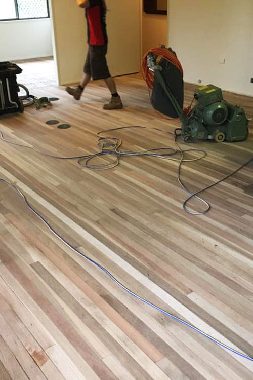 Spotted gum floor